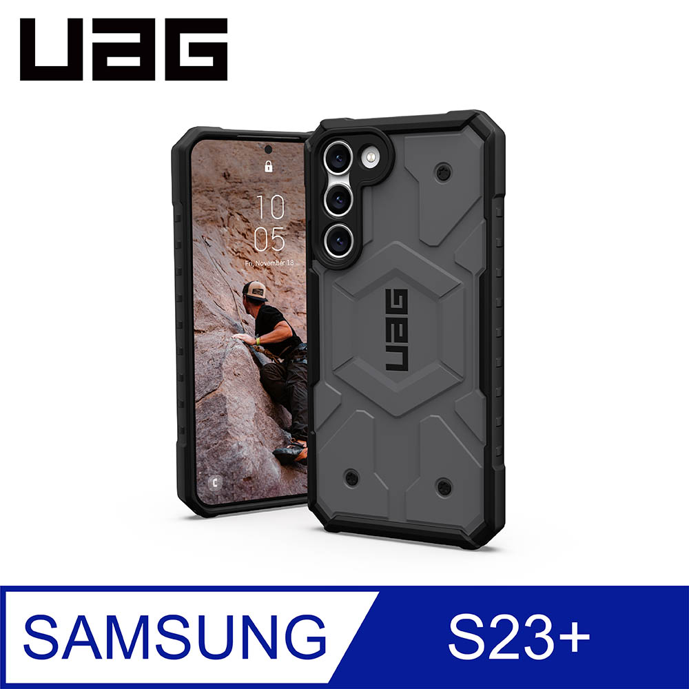 UAG Galaxy S23+ 耐衝擊保護殼-灰