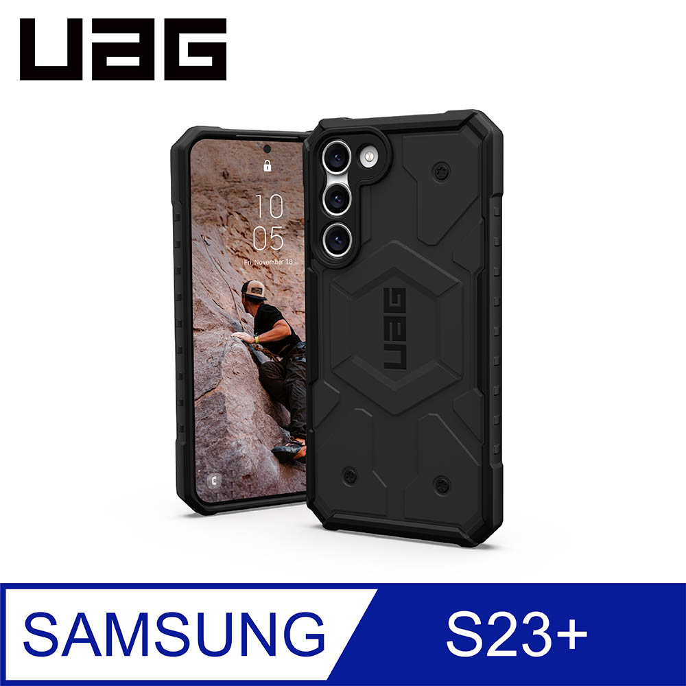 UAG Galaxy S23+ 耐衝擊保護殼-黑