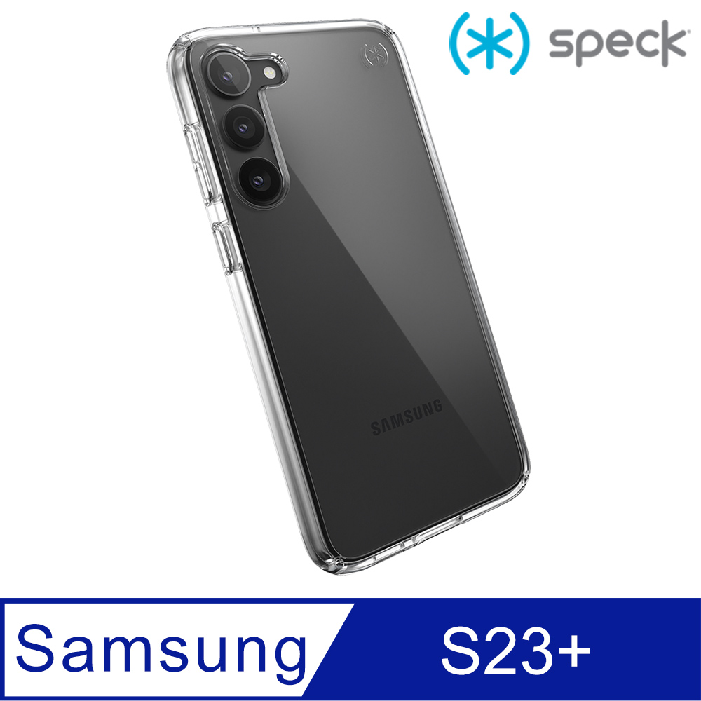Speck Galaxy S23+ Presidio Perfect Clear 透明抗菌防摔保護殼