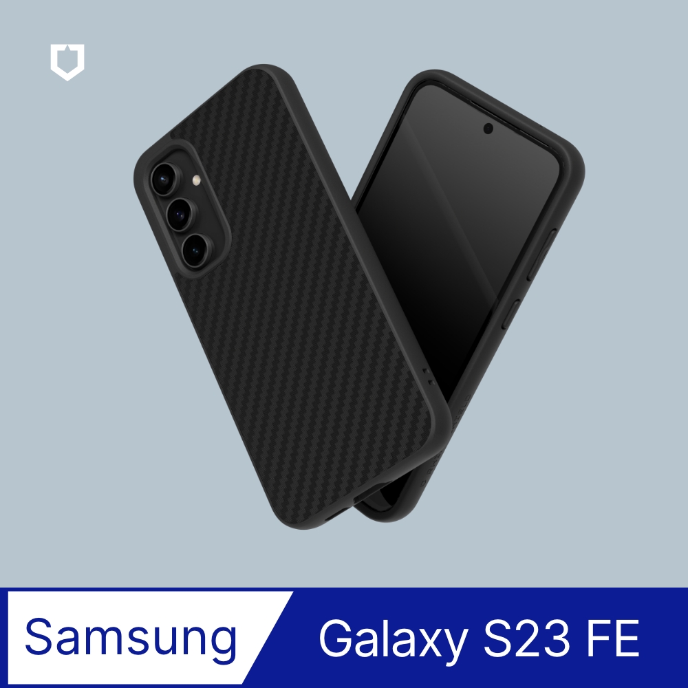【犀牛盾】Samsung Galaxy S23 FE (6.4吋) SolidSuit 經典防摔背蓋手機保護殼-碳纖維紋路