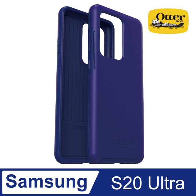 OB Samsung Galaxy S20 Ultra Symmetry炫彩幾何保護殼-藍