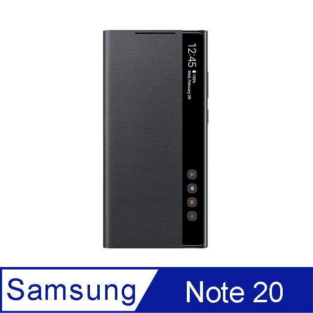 SAMSUNG Galaxy Note20 原廠全透視感應皮套-黑 (公司貨-盒裝)