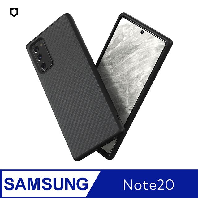 【犀牛盾】Samsung Galaxy Note 20 (6.7吋) SolidSuit 防摔背蓋手機保護殼-碳纖維紋路