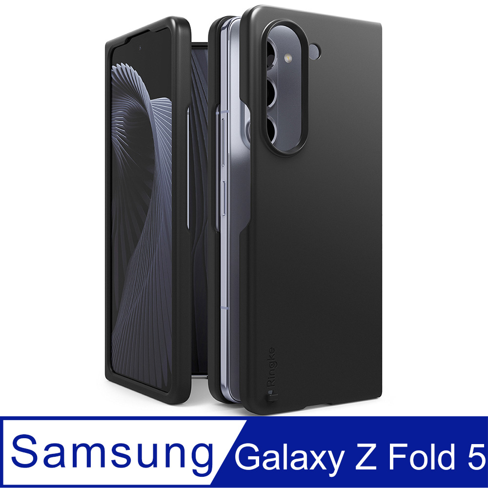 Rearth 三星 Galaxy Z Fold 5 (Ringke Slim) 輕薄保護殼(黑)