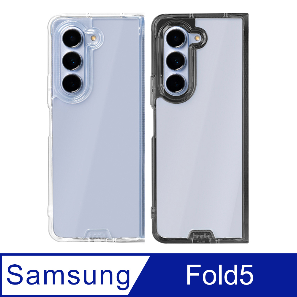 hoda Samsung Galaxy Z Fold5 晶石鋼化玻璃軍規防摔保護殼