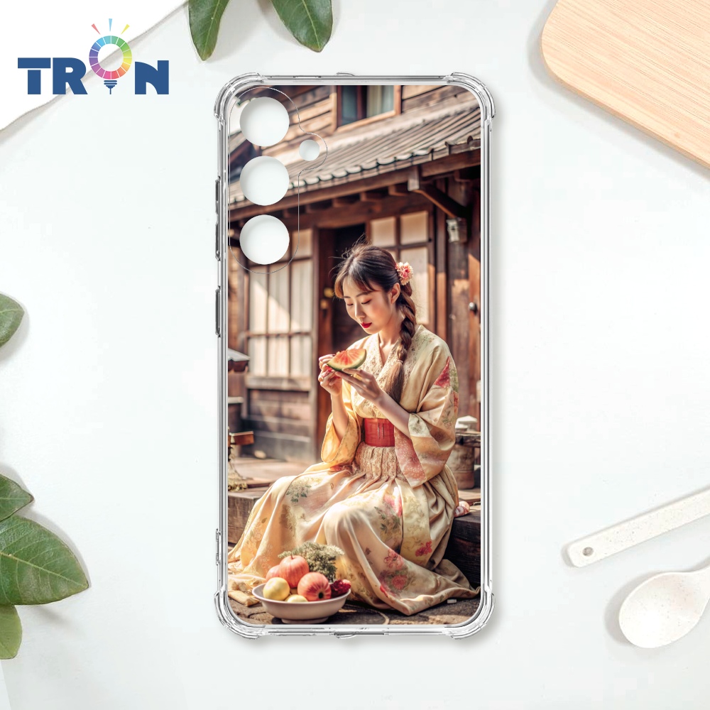 TRON 三星 A35 吃瓜少女 四角防摔殼 手機殼