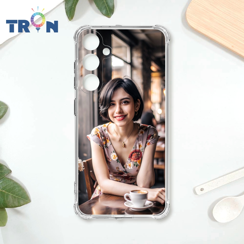 TRON 三星 A55 咖啡廳的女孩 四角防摔殼 手機殼