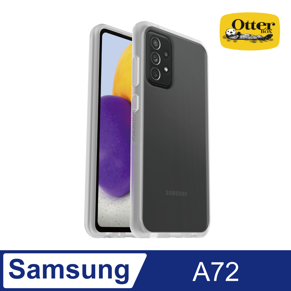 OtterBox Samsung Galaxy A72 React輕透防摔殼-透明