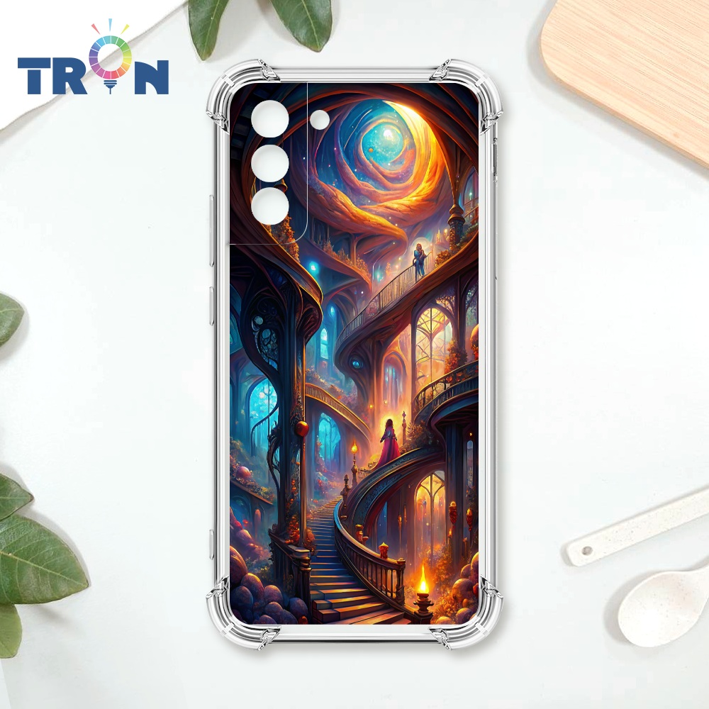 TRON 三星 S21 PLUS 樓梯與少女 四角防摔殼 手機殼
