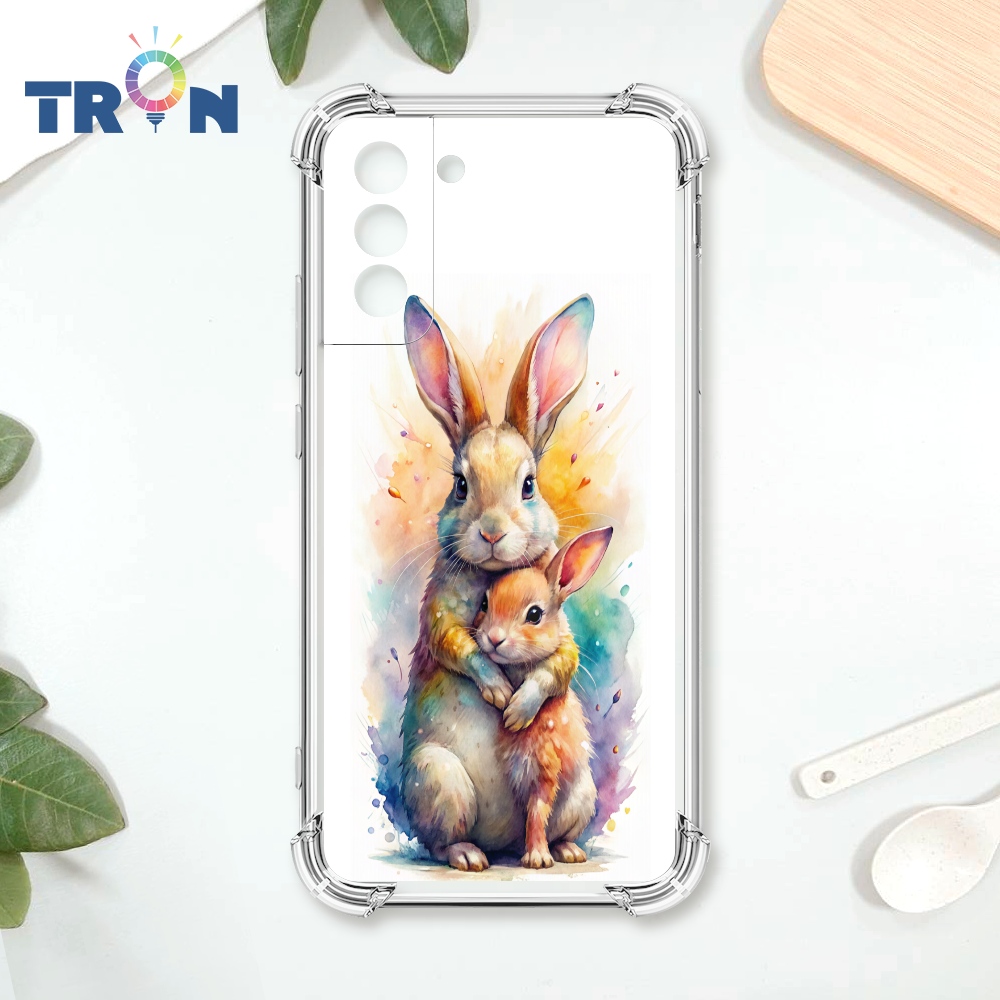 TRON 三星 S21 FE 5G 大小動物們-2 四角防摔殼 手機殼