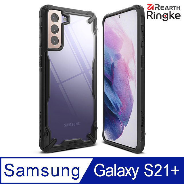 【Ringke】三星 Samsung Galaxy S21+ / S21 Plus Fusion X Case 防撞手機保護殼（黑）