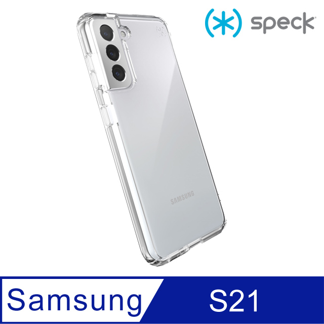Speck Presidio Perfect-Clear Samsung Galaxy S21 5G透明抗菌防摔保護殼