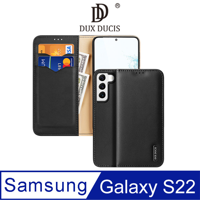 DUX DUCIS SAMSUNG Galaxy S22 Hivo 真皮保護套 #手機殼 #保護殼 #磁吸 #卡槽收納