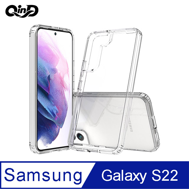 QinD SAMSUNG Galaxy S22 雙料保護套 #保護殼 #手機殼 #PC #TPU