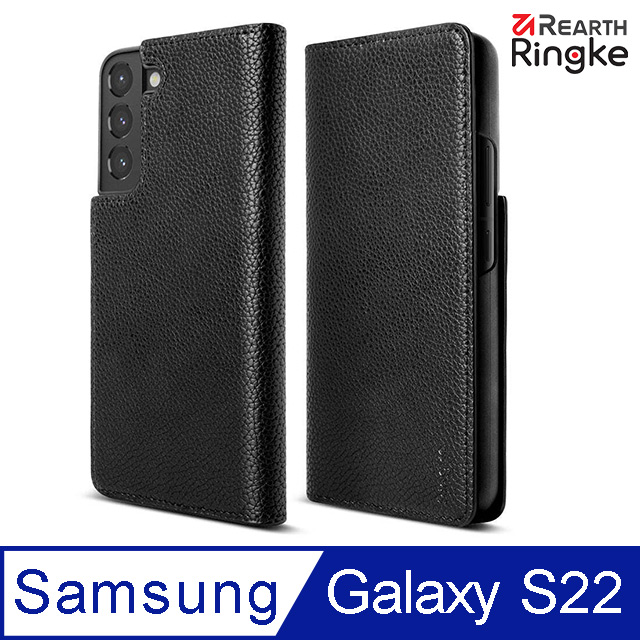 【Ringke】Galaxy S22 [Folio Signature 皮革翻蓋手機保護套