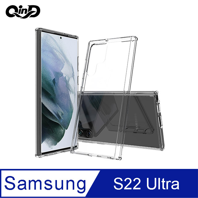 QinD SAMSUNG Galaxy S22 Ultra 雙料保護套 #保護殼 #手機殼 #PC #TPU