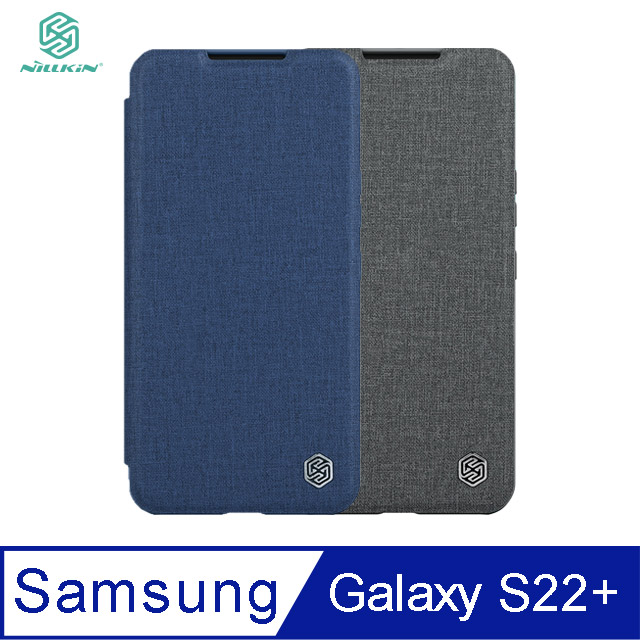 NILLKIN SAMSUNG Galaxy S22+ 秦系列 Pro 皮套(布紋款) #手機殼 #保護套 #鏡頭滑蓋