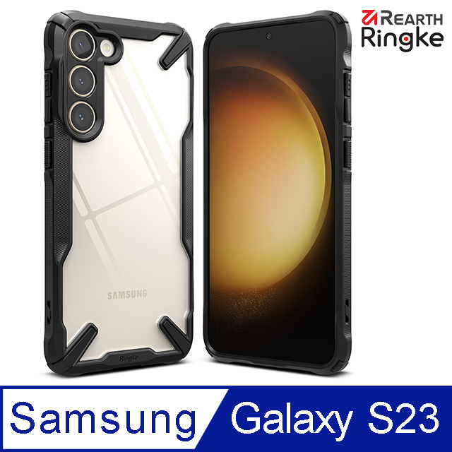 【Ringke】三星 Galaxy S23 [Fusion X 防撞手機保護殼－黑