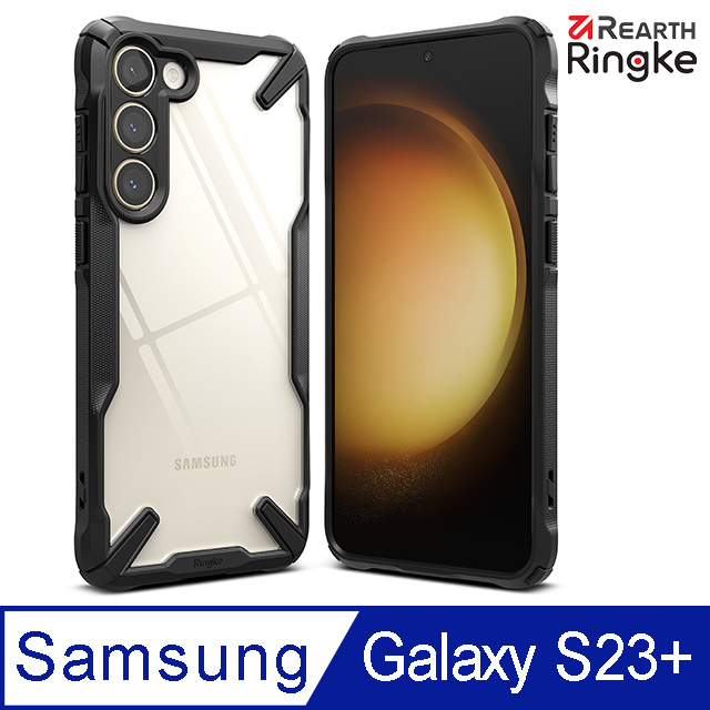 【Ringke】三星 Galaxy S23 Plus [Fusion X 防撞手機保護殼－黑
