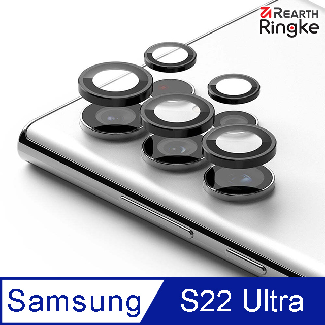 【Ringke】三星 Galaxy S22 Ultra [Camera Lens Frame Glass 鋼化玻璃鏡頭保護貼