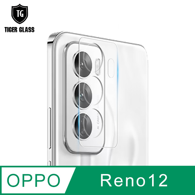 T.G OPPO Reno12 鏡頭鋼化膜玻璃保護貼(防爆防指紋)
