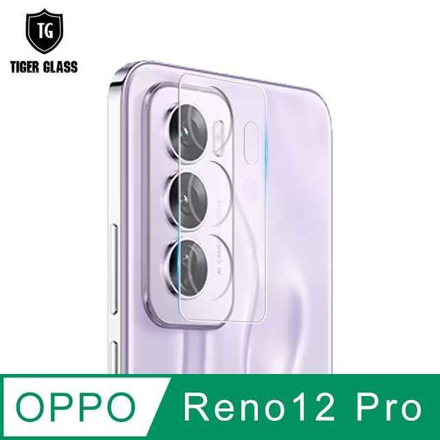 T.G OPPO Reno12 Pro 鏡頭鋼化膜玻璃保護貼(防爆防指紋)