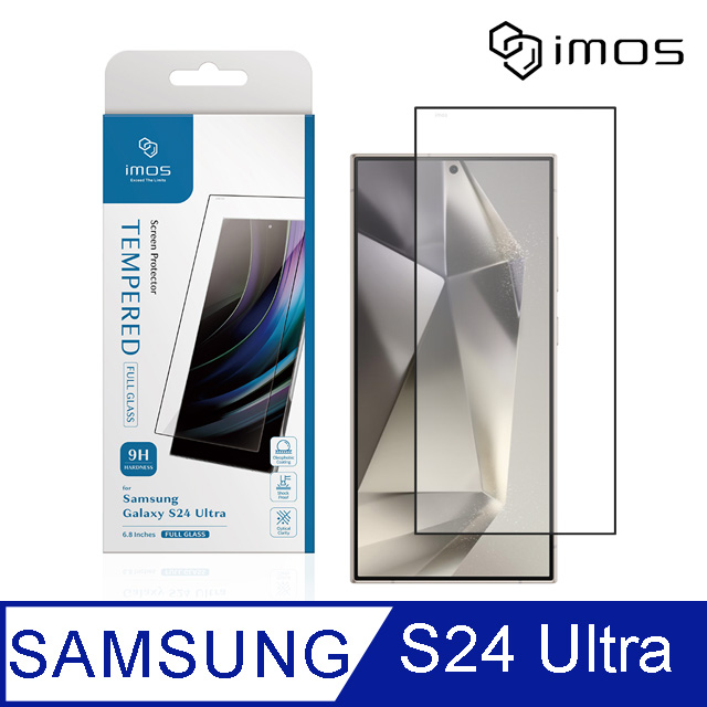 iMOS Samsung Galaxy S24 Ultra 9H強化玻璃保護貼