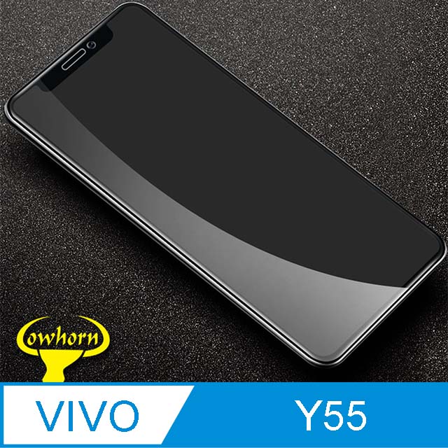 vivo Y55 2.5D曲面滿版 9H防爆鋼化玻璃保護貼 黑色