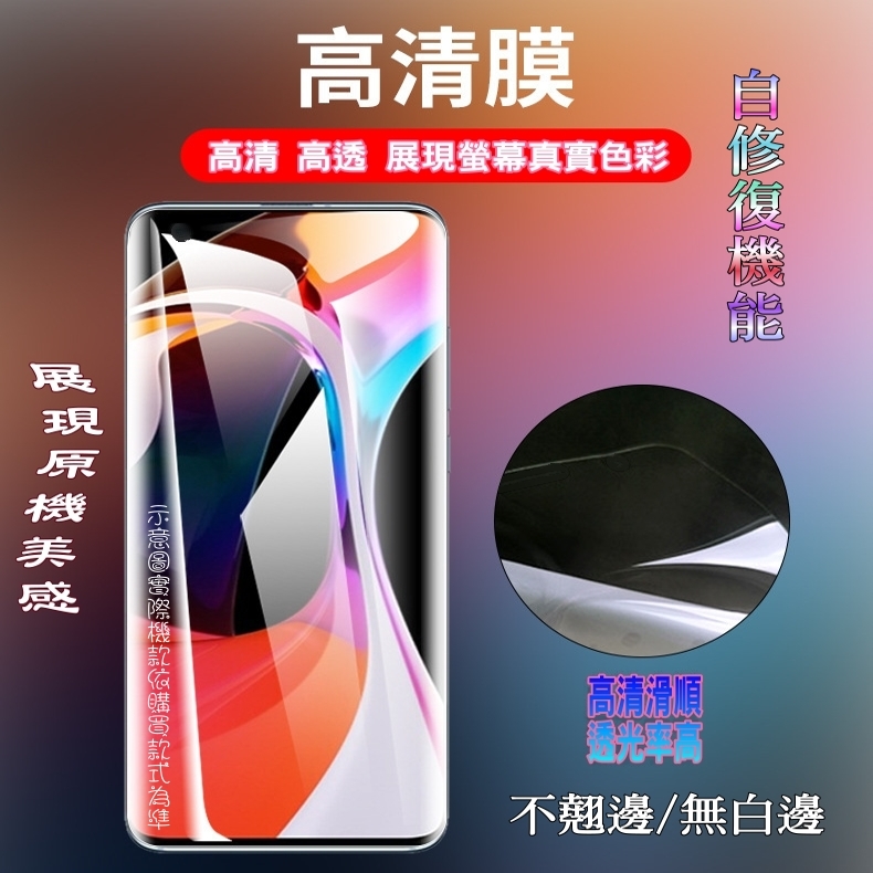 Vivo X Note 全屏滿版螢幕保護貼/機背保護貼(柔韌疏水透亮膜)