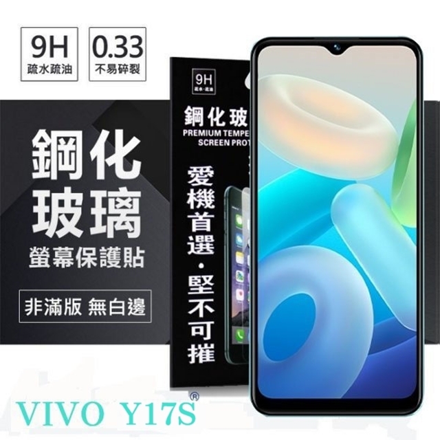 VIVO Y17S 超強防爆鋼化玻璃保護貼 (非滿版) 螢幕保護貼 9H 0.33mm 防爆