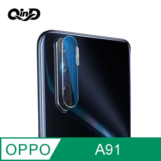 QinD OPPO A91 鏡頭玻璃貼(兩片裝)