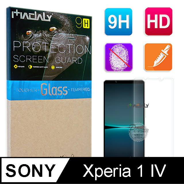 MADALY for SONY Xperia 1 IV 6.5吋 防油疏水抗指紋 9H 鋼化玻璃保護貼