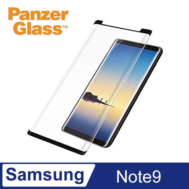 PG Samsung Galaxy Note9 2.5D耐衝擊高透鋼化玻璃保護貼-黑