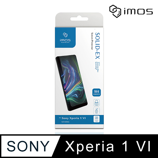 iMOS SONY Xperia 1 VI 2.5D 全透明玻璃保護貼 美商康寧公司授權 (AGbC)