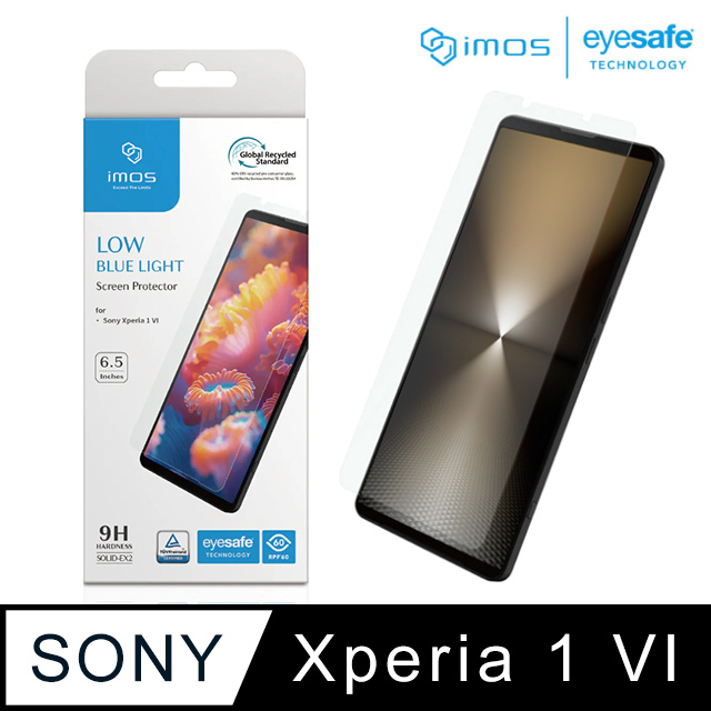 iMOS SONY Xperia 1 VI 德國萊因認證 RPF60低藍光螢幕保護貼