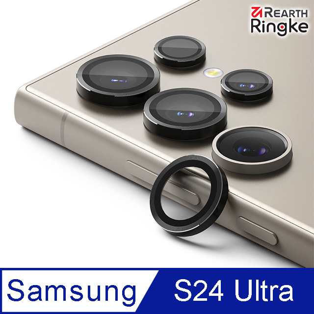 【Ringke】三星 Galaxy S24 Ultra [Camera Lens Frame Glass 鋼化玻璃鏡頭保護鋁框