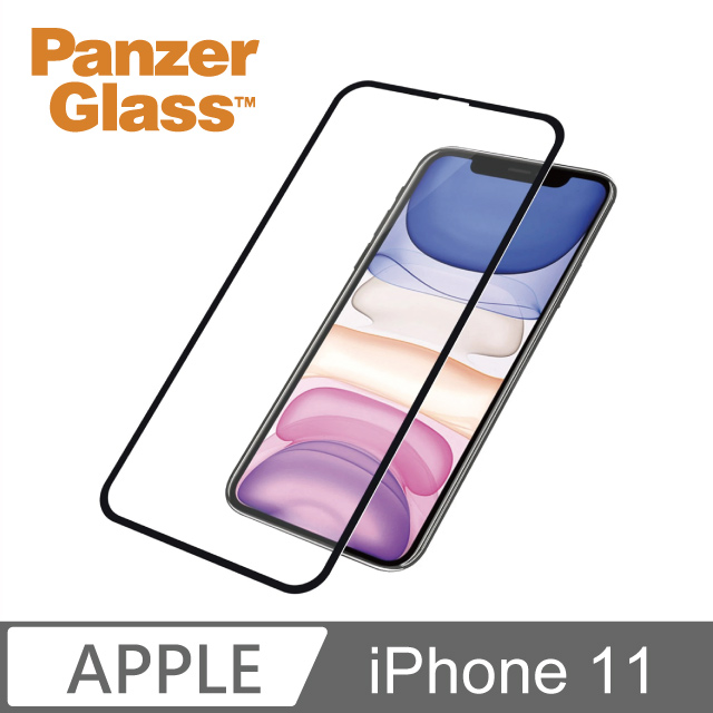 PG iPhone 11 2.5D耐衝擊高透鋼化玻璃保護貼-黑