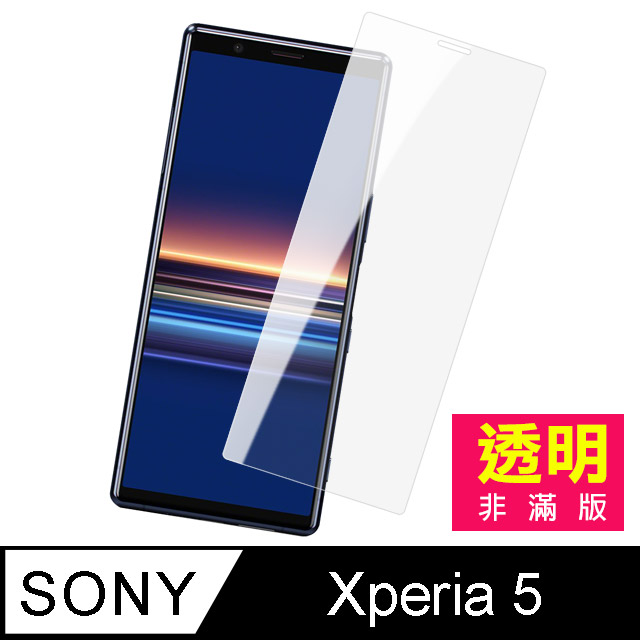 SONY Xperia 5 高清非滿版 透明 手機鋼化膜保護貼