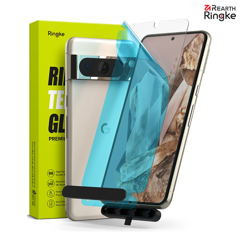 【Ringke】Google Pixel 8 / 8 Pro [Tempered Glass 鋼化玻璃螢幕保護貼－2入（附安裝工具）