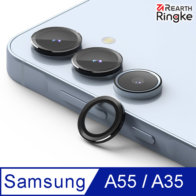 【Ringke】三星 Galaxy A55 / A35 [Camera Lens Frame Glass 鋼化玻璃鏡頭保護鋁框