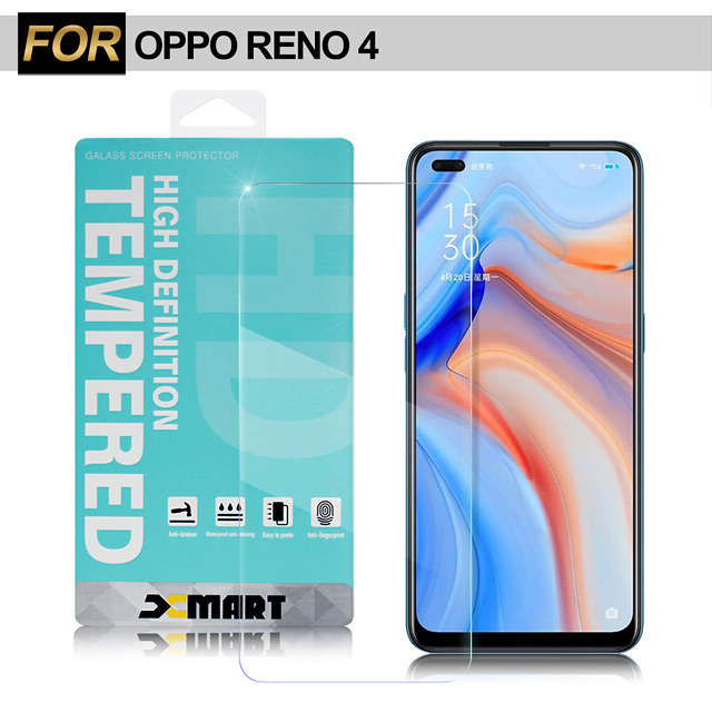 Xmart for OPPO Reno 4 /Reno2 /A72 薄型9H玻璃保護貼-非滿版