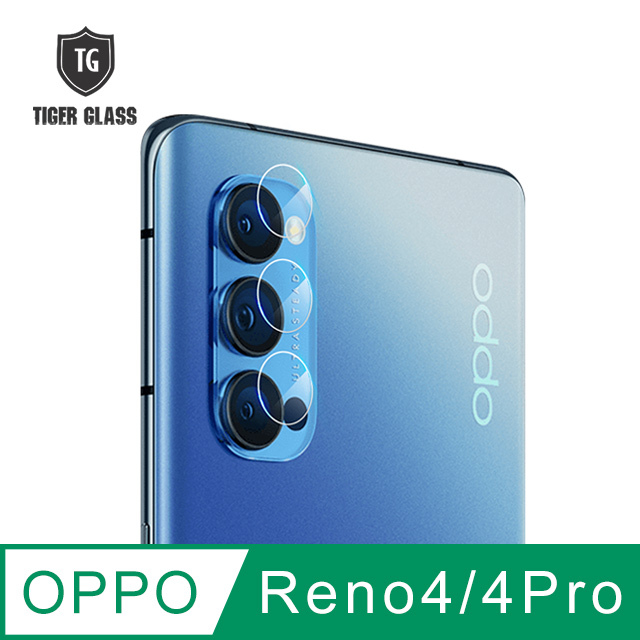 T.G OPPO Reno 4/4Pro 手機鏡頭鋼化膜玻璃保護貼(防爆防指紋)