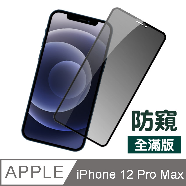 iPhone 12 Pro Max 滿版 高清防窺 防刮保護貼 手機螢幕保護貼