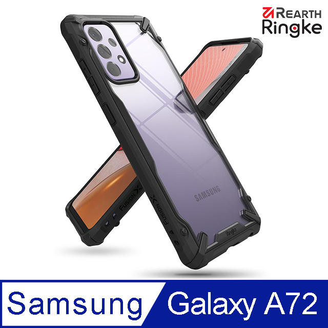 【Ringke】三星 Samsung Galaxy A72 Fusion X Case 防撞手機保護殼（黑）