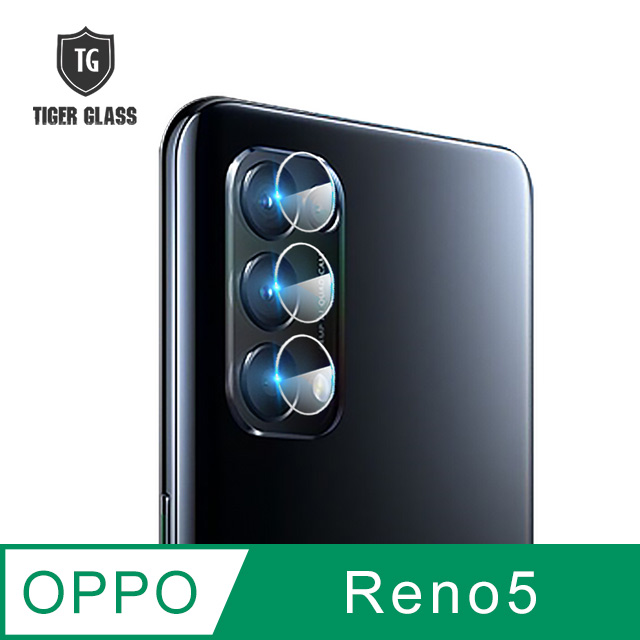 T.G OPPO Reno5 手機鏡頭鋼化膜玻璃保護貼(防爆防指紋)