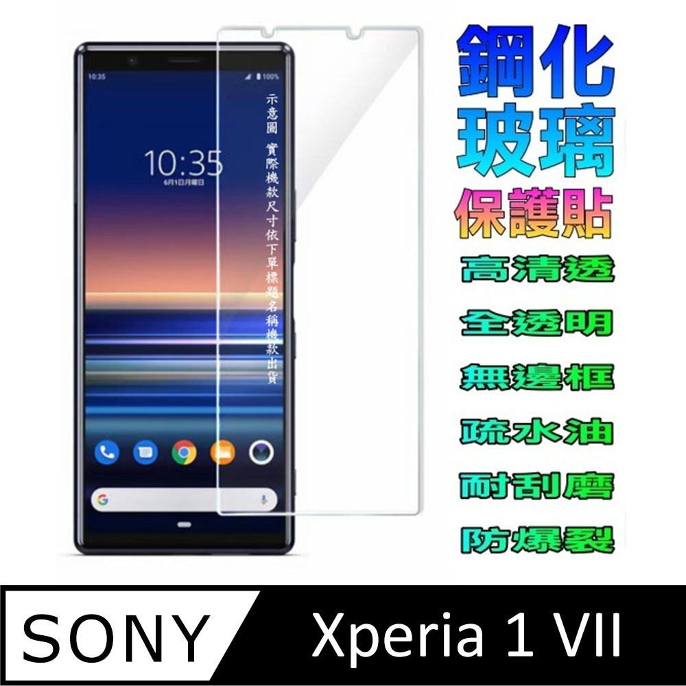 [Glass Sony Xperia 1 VII 鋼化玻璃螢幕保護貼(全透明無邊框)