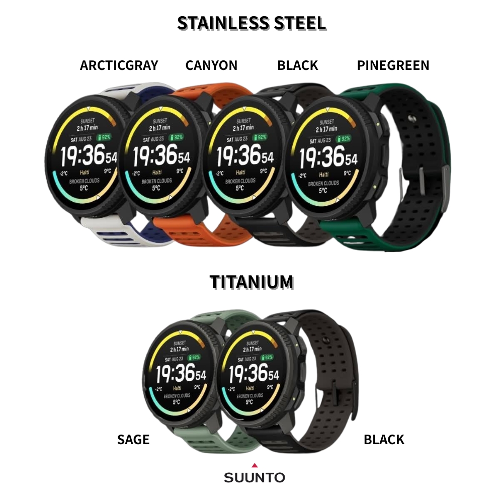 SUUNTO VERTICAL 2 TITANIUM 高性能終極運動腕錶-鈦合金款