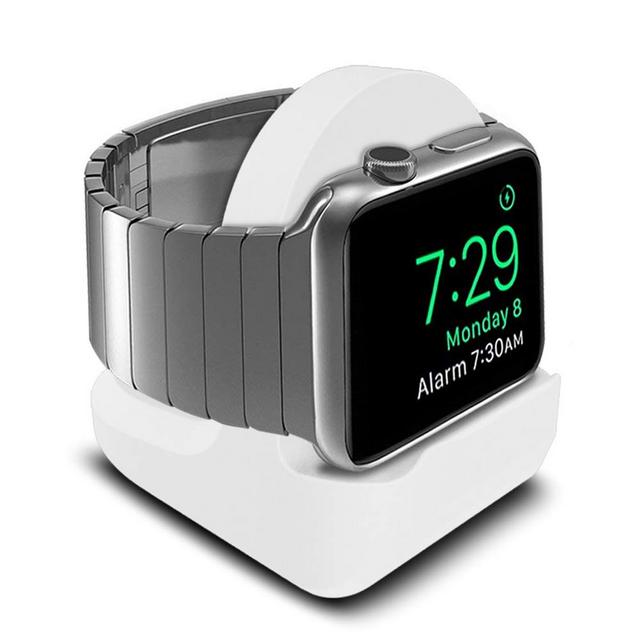 Apple Watch 環保矽膠充電座 (白)