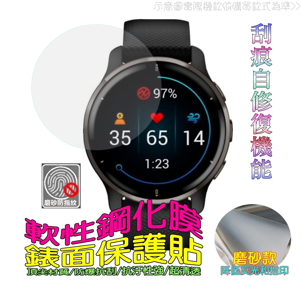 HUAWEI WATCH GT 5 Pro 46mm [磨砂霧面款 柔韌疏水錶面保護貼[二入裝