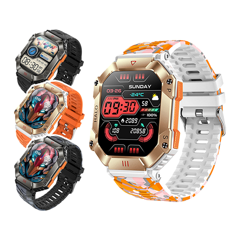 【MIVSEN】 KR80 指南計手錶 藍牙通話手錶 心率計步運動手錶 智慧手環